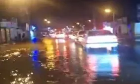معابر زاهدان را آب برداشت/ ویدئو 
