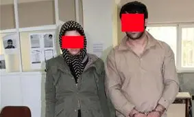 دستگیری دختر جوان و دوست پسرش معروف به «بانی و کلاید» 