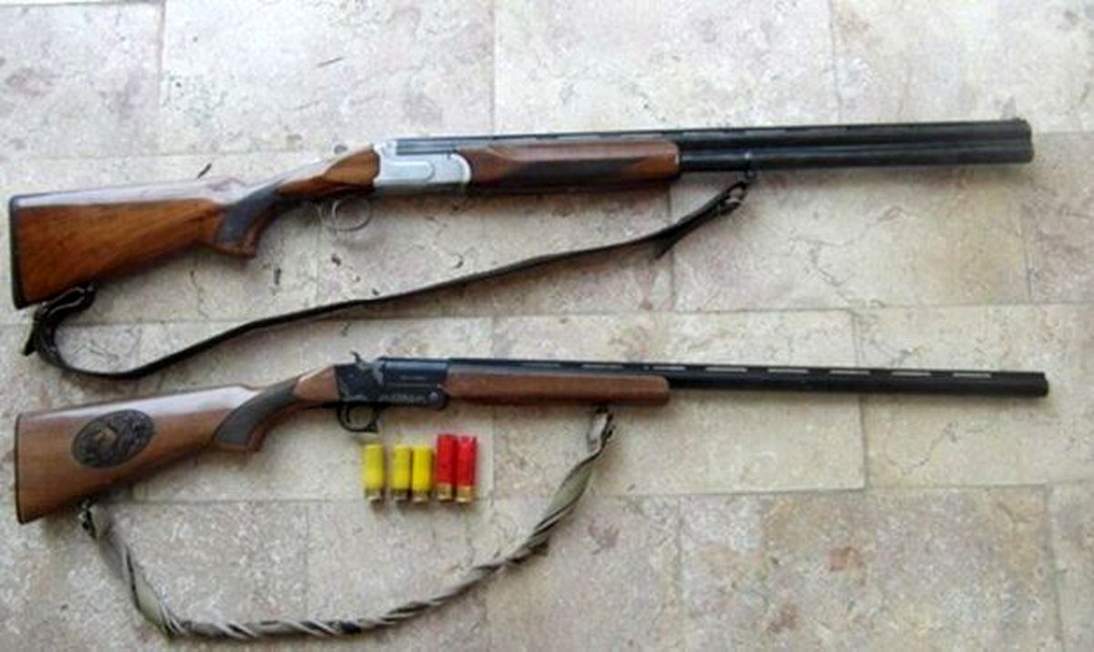 کشف و ضبط دو قبضه اسلحه شکاری در مناطق آزاد سملقان