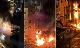 ۲۴ کشته و ۵۹۲ زخمی در حملات موشکی ایران به اسرائیل

