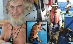 زنده ماندن یک مرد 54 ساله به مدت 3 ماه با خوردن آب باران و ماهی خام/ عکس

