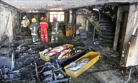 مرگ دلخراش مادر و 2 فرزندش در انفجار خانه شان 