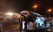 ۷ کشته در اثر واژگونی اتوبوس تهران – خرم آباد