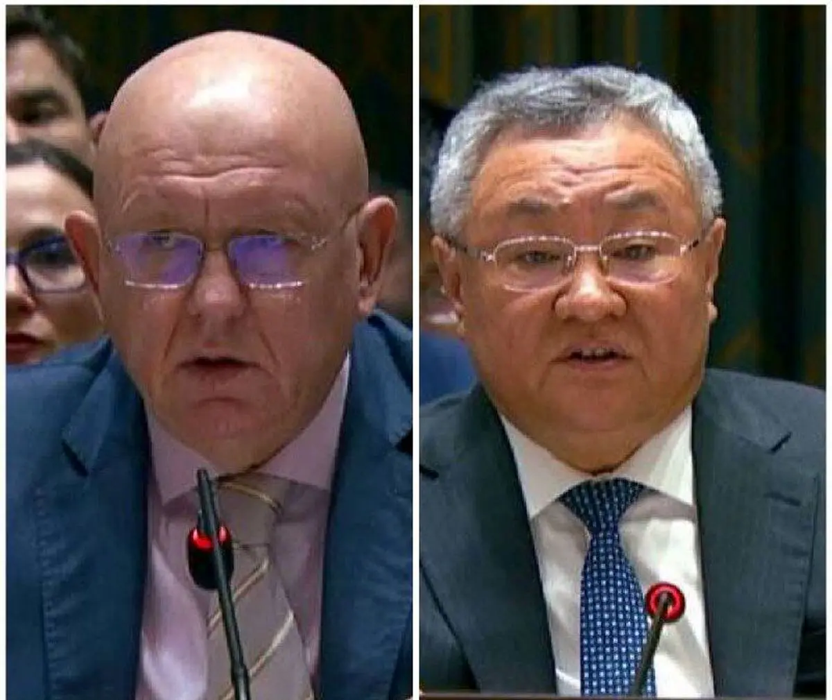 روسیه و چین به قطعنامه پیشنهادی بحرین علیه ایران در شورای امنیت رای ممتنع دادند/ پیشنهاد ارائه‌شده از سوی بحرین به حملاتی که علیه تهران انجام شد و آغازگر این جنگ بود، اشاره نمی‌کند و «به‌شدت نامتوازن» است