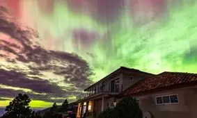 احتمال وقوع طوفان خورشیدی و رقص شفق های قطبی در آسمان