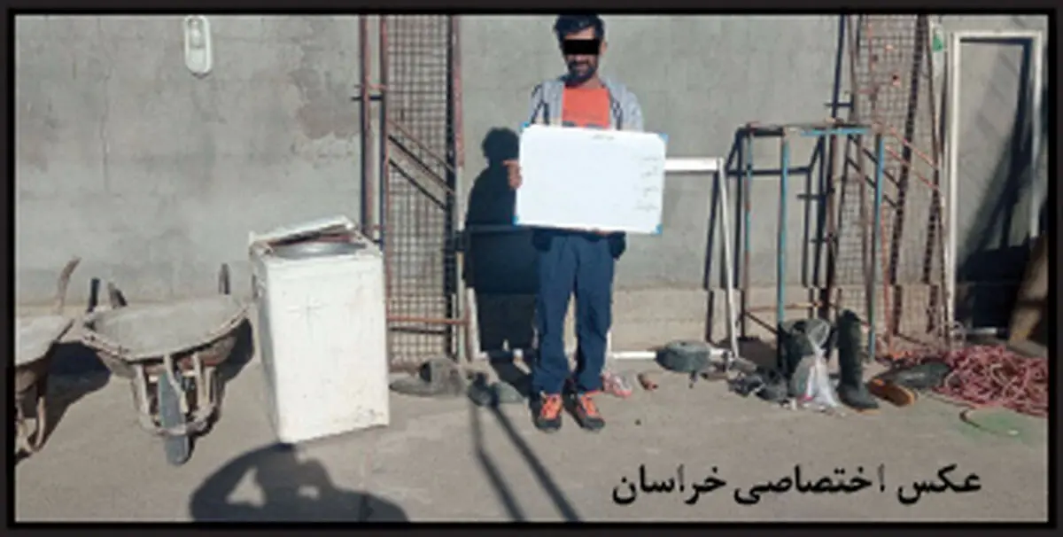 دستگیری دزد باغ ویلاها در کانال آب
