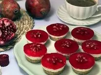 چیز کیک بدون قالب برای شب یلدا/ ویدئو