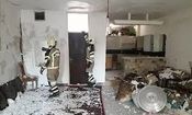 نشت گاز و انفجار منزل مسکونی در تفرش
