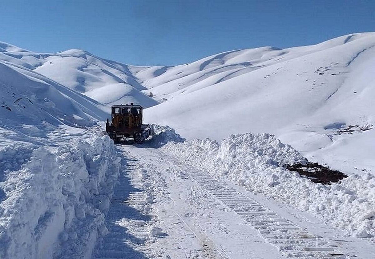 بارش یک متری برف در محور اسالم - خلخال/ آغاز بازگشایی محورهای روستایی
