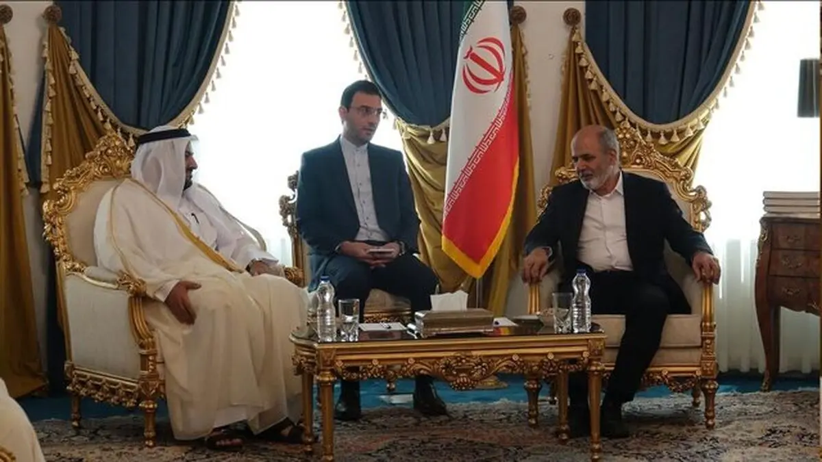 پیام نخست‌وزیر قطر به دبیر شورای عالی امنیت ملی

