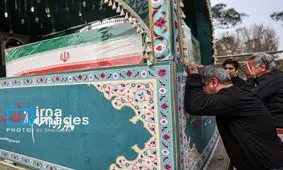 دعوت مردم به شرکت در مراسم وداع ۸۴ قهرمان شهید ناوشکن دنا