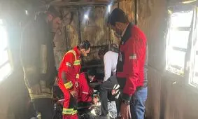 آتش‌ سوزی ساندویچی در گرگان