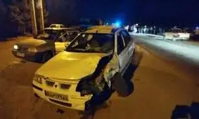 جان باختن راکب موتور سیکلت در تصادف با سمند