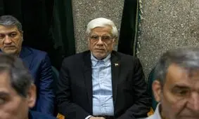 تصویری از رئیس دولت اصلاحات و معاون اول در مراسم ترحیم خواهر سیدمحمد خاتمی