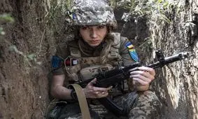  زنان نظامی اوکراینی در خط مقدم جنگ با روسیه/ عکس
