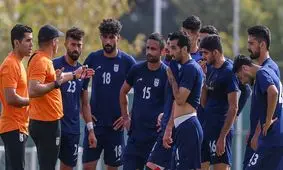 تمرین تیم ملی فوتبال؛ ملی‌پوشان بزرگسال آب رفتند!

