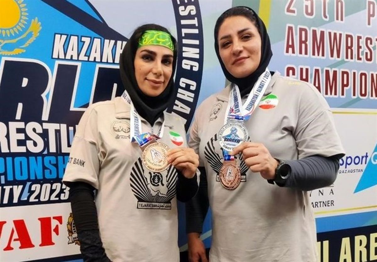 کسب یک مدال نقره و دو برنز برای زنان ایران در مسابقات جهانی مچ‌اندازی