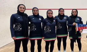 شاهکار دختران اسکواش‌باز ایران مقابل فیلیپین