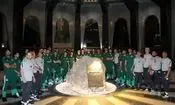 اقدام جالب الجزایر قبل از حضور در جام جهانی/ بازدید از موزه مجاهد

