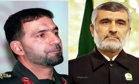 تصویر شهیدان طهرانی مقدم و حاجی زاده در سال ۱۳۶۶