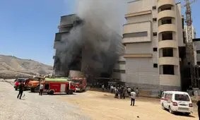 آتش‌سوزی در بیمارستان نیایش خرم‌آباد؛ انفجاری در کار نبود