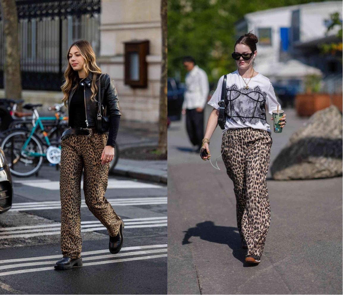 شلوارهای ترند ۲۰۲۵: شلوار جذب با طرحهای خاص