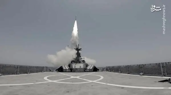 پدافند برد بلند ایرانی به دریا رسید+ عکس و فیلم