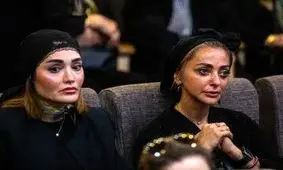 بی‌ قراری و اشک‌های نفیسه روشن در یادبود اکبر عبدی 