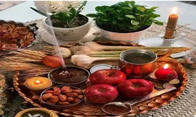 نوروز ۱۴۰۲ /  مدل سفره هفت سین ساده و شیک