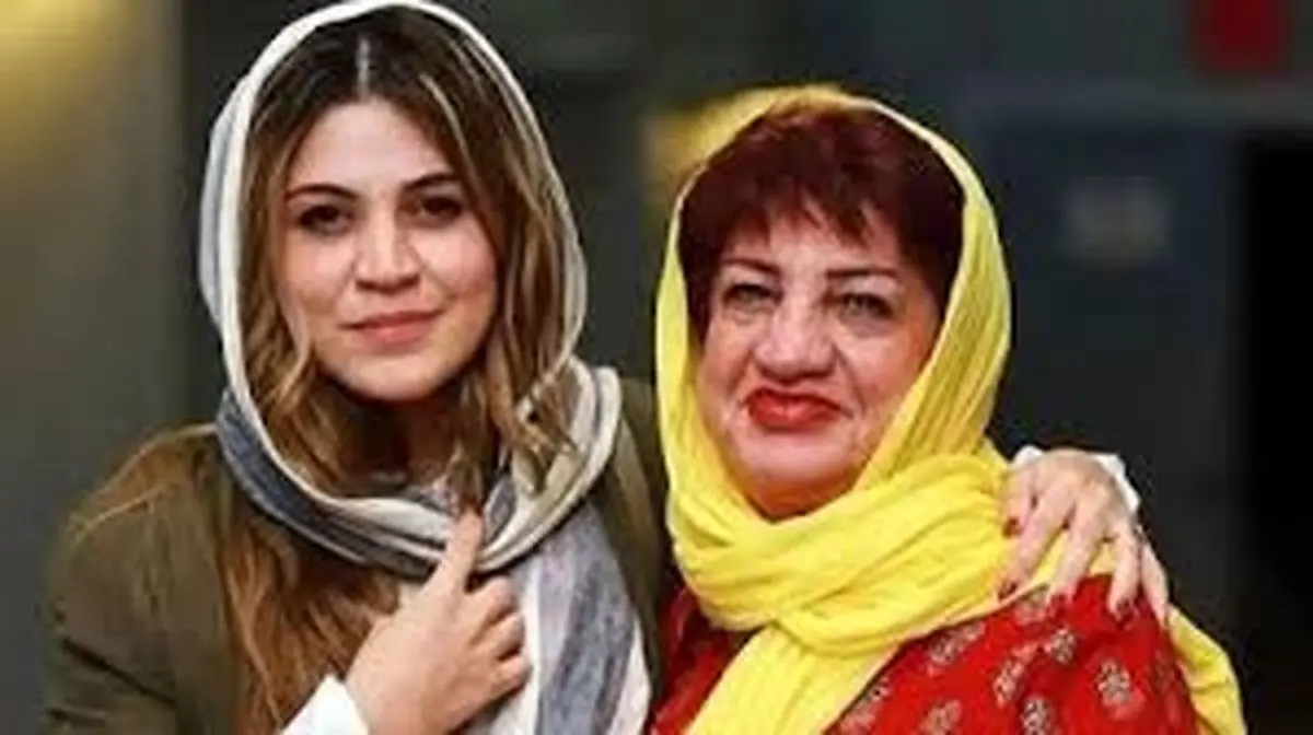 ناهید مسلمی با دخترش شیدا خلیق در هفت سالگی و نوزادی 