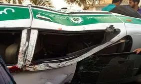 جان باختن مامور انتظامی آبادان حین ماموریت