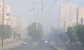 آلودگی هوا در ۱۴ شهر خوزستان/۶ شهر در وضعیت قهوه‌ای، بنفش، قرمز 