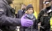 گرتا تونبرگ دوباره بازداشت شد این بار در لندن