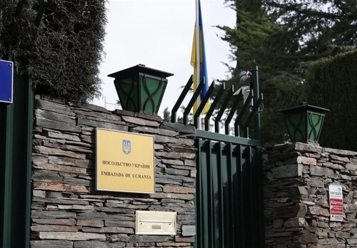 انفجار در سفارت اوکراین در مادرید اسپانیا
