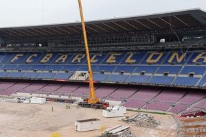  ورزشگاه بارسلونا تخریب شد