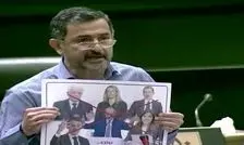  واکنش نماینده تهران به اهانت پارلمان اروپا به تصویر رهبر انقلاب/ زارعی تصاویر سران اروپایی را به سطل آشغال ریخت/ ما این شعر و بیت آیت الله نوری همدانی را فریاد می‌کنیم که «خامنه‌ای کوثر است، دشمن او ابتر است»/ ویدئو