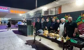 برپایی موکب اربعین حسینی در فرودگاه بین المللی شهید سلیمانی اهواز  