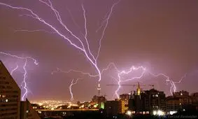 طوفان شدید و رعدو برق در بهبهان