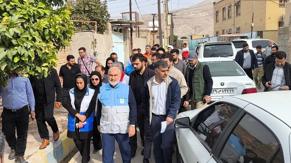 بازدید استاندار خوزستان از مناطق زلزلهزده مسجد سلیمان و هفتکل