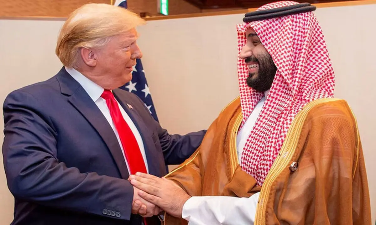 استقبال ترامپ از بن سلمان در کاخ سفید/ ویدئو