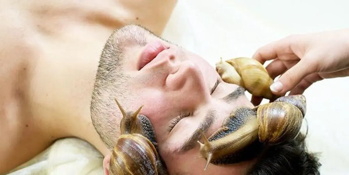  ویدیوی وایرال شده از حلزون تراپی برای شفافیت پوست/ ویدئو