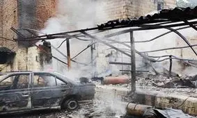 لحظات دلهره‌آور از انفجار پی‌درپی کپسول‌های گاز مایع در آمل/ ویدئو