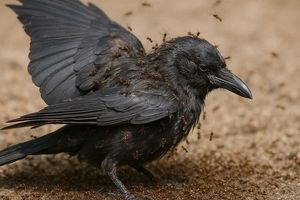 کلاغ‌ها وقتی احساس بیماری می‌کنند کجا می‌روند؟