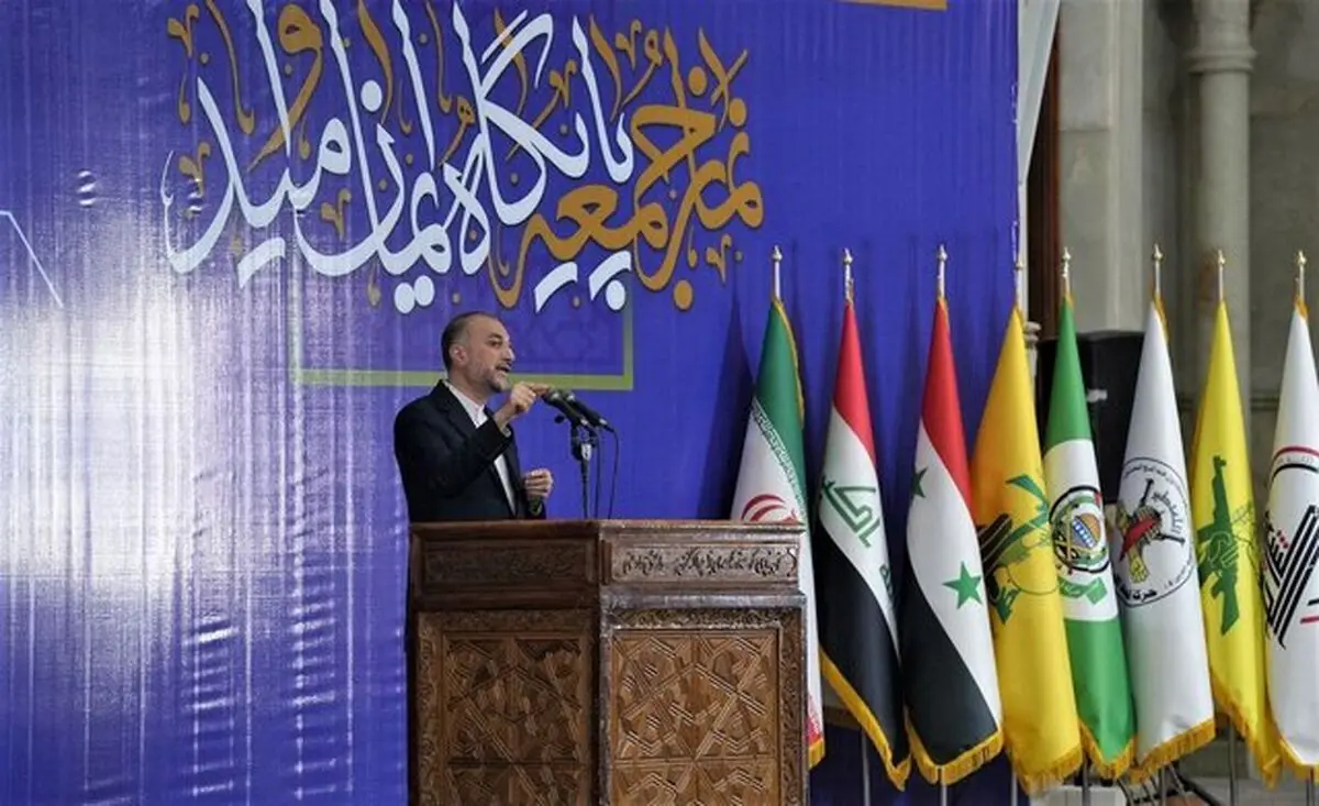 امیرعبداللهیان: به نیروهای مقاومت دستور نمی‌دهیم و آنها در چارچوب مصالح خود اقدام می‌کنند/ محاسبه رژیم اسراییل در مورد حماس غلط بود

