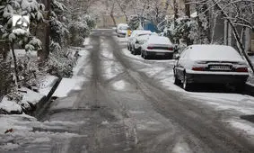 بارش برف و باران در راه تهران