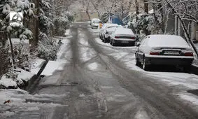 بارش برف و باران در راه تهران