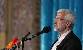 شعار "سلام بر رئیسی - درود بر جلیلی" حامیان سعید جلیلی در سالن شهید پورشریفی تبریز/ ویدئو