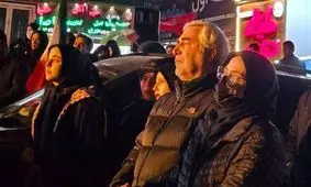 حضور ابراهیم حاتمی کیا در تجمعات مردمی امشب