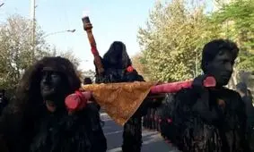 لشکر اجنه در خمینی شهر اصفهان/ ویدئو