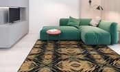 فرش گردویی با چه رنگ مبلی ست میشود؟